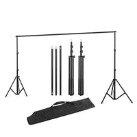 1 x RAW Customer Returns Selens 2x2m Background Stand with Crossbar Carrying Bag Background Stand Backdrop Support System Stand Kit Adjustable Photography Holder Light Stand for Photography Studio Equipment - RRP €40.99