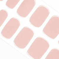 1 x RAW Customer Returns DANNI TONI Semi-cured gel nail foils tint nude nude pink glitter plain uv gel nail foil nail design nail foil uv curing wraps 28 stickers - RRP €18.14