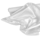 1 x RAW Customer Returns CCSimple Satin Tablecloth for Decoration Wedding Birthday Christening for Children Event - White 228 335cm Bianco - RRP €20.4