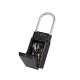 1 x RAW Customer Returns Spotact Key Safe Lock Black Key Box Key Storage Box 4-Digit Combination Secure Organizer for Parking Storing Keys Small Items Travel Outdoor - RRP €31.99