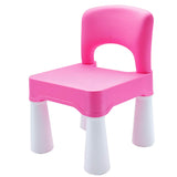 1 x RAW Customer Returns burgkidz plastic chair, children s chair for girls with rubber feet up to 100 kg, desk chairs princess seating with backrest for children, pink - RRP €24.99