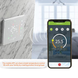 1 x RAW Customer Returns Ailgely WiFi Smart Thermostat Room Thermostat, Weekly Programmable Supports Touch Control Mobile APP Voice Control Compatible with Alexa Google Home, for Hot Water Preparation 3A White - RRP €39.29