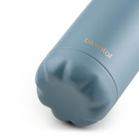 1 x RAW Customer Returns Blumtal drinking bottle stainless steel Charles - Thermos bottle 750 ml - BPA-free thermos drinking bottle  - leak-proof drinking bottle stainless steel 750 ml - Thermos drinking bottle - Dove Grey - Grey-Blue - RRP €16.63