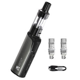 1 x RAW Customer Returns VAPTIO Kit Electronic Cigarette 1500mAh Starter Kit Power Supply Vape Pen 30W with 2 Cosmo Coil 0.7 Ohm 1.6 Ohm, No E Liquid No Nicotine Grey  - RRP €23.18