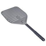 1 x RAW Customer Returns Ga HOMEFAVOR Perforated Pizza Shovel, 12 Inch Pizza Peel Made of Hard Anodized Aluminum with Non-Slip Handle, Bread Shovel for Lifting and Turning Homemade Pizza Bread - RRP €30.24