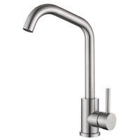 1 x RAW Customer Returns Tondiy high pressure kitchen tap made of brushed stainless steel, kitchen tap with 360 rotating spout, sink tap single lever mixer with cold and hot water, removable bubbler, matt - RRP €33.26