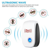 2 x RAW Customer Returns Mosquito Repellent Ultrasonic, Hillylolly 4 Pack Ultrasonic Pest Repeller, Ultrasonic Insect Repellent, Pest Control Ultrasonic Repellent for Mosquitoes, Cockroaches, Mice, Spiders - RRP €29.74