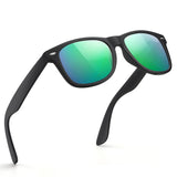 1 x RAW Customer Returns Glapeame Polarized Sunglasses for Men and Women, Men s Sunglasses, Black, UV400, Unisex, Retro, Vintage, Polarized, 4, 4-Black-Green - RRP €58.8