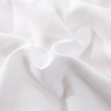 1 x RAW Customer Returns AShanlan bed linen ruffles 135x200 white plain solid color romantic ruffle bed linen set 2 pieces 100 soft microfiber duvet cover with pillowcase 80x80 cm zipper - RRP €33.26