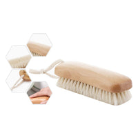 1 x RAW Customer Returns HEALLILY Clothes Shoes Washing Brush for Threading Soft Bristles Made of Nylon Cleaning Brush with Wooden Handle for Cuddly Toys and Coats - RRP €20.4