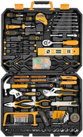 1 x RAW Customer Returns DEKO 228 Piece Socket Wrench Auto Hand Repair Tool with Plastic Case Toolbox - RRP €109.99