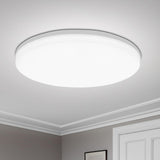 1 x RAW Customer Returns Yafido LED ceiling lamp Ultra Slim 48W 4320LM UFO LED ceiling light flat 6500K cold white LED ceiling lights for living room bedroom office kitchen balcony bathroom 30cm - RRP €30.99