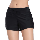 1 x RAW Customer Returns Women s Swim Shorts Quick Dry Short Swimming Pants Beach Water Sports Board Shorts Black M - RRP €10.07