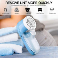 1 x RAW Customer Returns Lint shaver, USB rechargeable lint remover, electric lint shaver with 2 interchangeable blades, portable fabric lint shaver, lint shaver for sweaters, textiles, wool, carpets - RRP €19.15