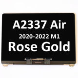 1 x RAW Customer Returns New for MacBook Air A2337 M1 2020 2021 2022 EMC3598 Rose Gold LCD Screen Assembly - RRP €253.54