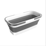 2 x RAW Customer Returns Topspitgo Foldable Laundry Basket Plastic Portable Washing Up Bowl Outdoor Camping Foot Tub Tub Washing Up Bowl Household Mop Bucket Portable Car Wash Water Bucket Outdoor - RRP €38.66