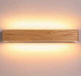 1 x RAW Customer Returns Martll wall light LED wooden wall lamp indoor wall lighting for bedroom hallway corridor stairs living room interior lighting warm white night light 52cm  - RRP €54.99