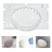 3 x RAW Customer Returns Favengo Shell Candle Mold Handmade Shell Shape Plastic Mold Shell Scented Candle Mold 14.2 8.4 5.5CM for Making Candles Chocolate DIY Ornaments - RRP €35.4