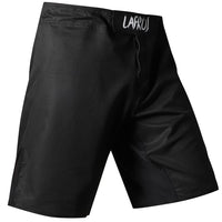 1 x RAW Customer Returns LAFROI - Pants for MMA, Boxing, Cross Training and Other Combat Sports, with Drawstring and Pocket, QJK01, Black, XL - RRP €24.99