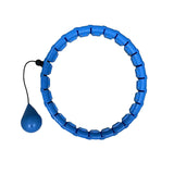 4 x Brand New Pterygoid Hula Fitness Hoop Adults Children, Smart for Weight Loss, 24 Removable Sections and Adjustable Wide Hula Hoop with Weights Ball - RRP €64.52