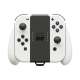 1 x RAW Customer Returns Skull Co. JoyGrip for Nintendo Switch and Switch OLED Joy-Con Controller Rechargeable Handheld Joystick Remote Control Holder with Interchangeable Grips - OLED White - RRP €21.17