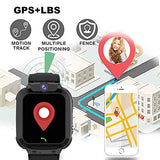 1 x RAW Customer Returns Children s Smart Watch GPS Tracker, Waterproof Smartwatches Phone for Children Girls Boys Holiday Birthday Gift, Children GPS Watch Touchscreen with SOS Phone Call Voice Chat Locator - RRP €45.0