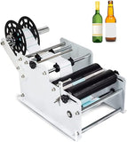 1 x RAW Customer Returns TINMAGI MT-30 Round Bottle Labeling Machine, Adjustable Semi-Automatic Labeling Machine, Self-Adhesive, for Cans and Bottles - RRP €168.0