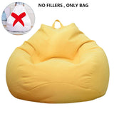 1 x RAW Customer Returns Ghopy bean bag without filling for adults and children, L 90 x 80 cm , giant fabric bean bag, bean bag for living room, for large sofa, large lounger, for indoor and outdoor use - RRP €23.99