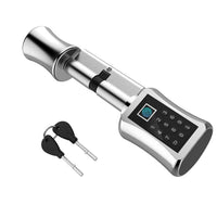 1 x RAW Customer Returns Electronic Lock Cylinder no app eLinkSmart Door Lock Cylinder 80mm 40 40 with Fingerprint Password and Key - Suitable for most EU door locks - RRP €98.99