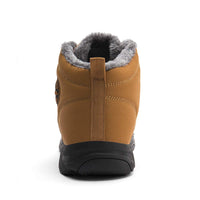 1 x RAW Customer Returns Axcone winter shoes women men warm lined waterproof winter shoes winter outdoor boots hiking boots unisex - brown 44EU - RRP €42.99