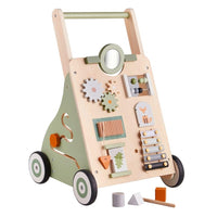 1 x RAW Customer Returns Haus Projekt Bosco First Steps Cart Bosco, Wooden Walker for Children, Wooden Trolley, Wooden Toys, Toys for 1 Year Old Children, First Birthday Gifts for Children, Easter - RRP €71.0