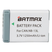 1 x RAW Customer Returns Batmax NB-13L battery for Canon PowerShot G5X, G5X Mark II, G7X, G7X Mark II, G7 X Mark III, SX720 HS, SX730 HS, SX740 HS, SX620 HS, G1X Mark III, G9X, G9X Mark II - RRP €38.3