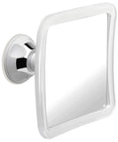 1 x RAW Customer Returns Mirrorvana shower mirror anti-fog with suction cup, shaving mirror shower, mirror shower fog-free for bathroom, unbreakable fogless shower mirror, 16x16 cm - RRP €18.14