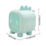 1 x RAW Customer Returns Gobesty Children s Alarm Clock, Children s Alarm Clock Girls, Children s Digital Alarm Clock with Night Light, Bedroom Snooze Function, Children s Day Gift, for Children Girls Boys Green  - RRP €23.18