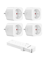 1 x RAW Customer Returns DEWENWILS radio sockets with remote control, plug-in on off radio wall switch, radio socket set, 16A 3680W, expandable light switch for holiday decorations, 30M range, pre-programmed, set of 4 white - RRP €28.22