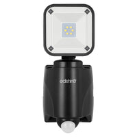 1 x RAW Customer Returns EDISHINE Battery Operated LED Motion Sensor Spotlight Outdoor Wireless Battery Operated IP44 Waterproof Adjustable Lamp Head 300lm 6000K for Garage Sports Ground - RRP €24.19