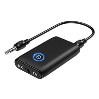 1 x RAW Customer Returns ORIA Bluetooth Aux Adapter, 2 in 1 Bluetooth 5.0 Receiver, Mini Bluetooth Music Adapter, Audio Receiver, for Home Stereo, Headphones, Speakers, Laptop Type-C Charging  - RRP €9.06