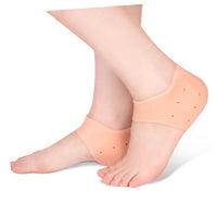 1 x Brand New minkissy Pair Medical Grade Silicone Compression Gel Heel Socks Silicone Gel Material Moisturizing Socks Women Socks Moisturizing Heel Silicone Heel Socks Foot High Heel - RRP €22.8