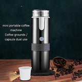 1 x RAW Customer Returns Portable Mini Machine, Handheld Pressure Coffee Maker, Compact Manual Coffee Maker, Cordless, Type C, Rechargeable, Automatic, for Travel, Camping, Home, Office, - RRP €41.08