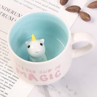 1 x RAW Customer Returns 3D Unicorn Mug Made of Ceramic, Unique Handmade Unicorns Coffee Mugs, Christmas Gift for Birthdays, Women, Girls, Girlfriend Unicorn  - RRP €16.8