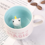 1 x RAW Customer Returns 3D Unicorn Mug Made of Ceramic, Unique Handmade Unicorns Coffee Mugs, Christmas Gift for Birthdays, Women, Girls, Girlfriend Unicorn  - RRP €15.99