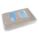 1 x RAW Customer Returns Polyte - Lint Free Microfiber Bath Towel Set - Quick Dry - Waffle Knit - Beige - Large 60 x 30 - Pack of 6 - RRP €35.15