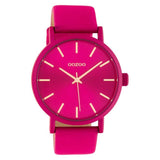 1 x RAW Customer Returns Oozoo ladies watch with leather strap 42 MM Colours of Oozoo Unicolor Pink C10448 - RRP €50.36