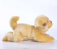 1 x RAW Customer Returns CU-MATE Golden Retriever Stuffed Animal Simulation Dog - Realistic and Lifelike Soft Handmade Lying Dog Plush Toy Gift for Boys Girls - RRP €30.84