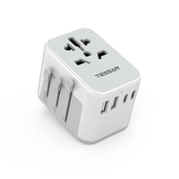 1 x RAW Customer Returns TESSAN travel adapter worldwide, travel plug adapter worldwide with 2 USB and 2 USB C, universal travel adapter for Germany USA England Australia Japan, international plug adapter - RRP €23.39