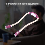 1 x RAW Customer Returns Fictory Hug Light, Flexible LED Book Lamps, Flexible Neck Hanging LED Light Hands Free Adjustable Bendable Lamp for Night Reading Knitting Children s Lighting Jogging Hiking Camping Blue  - RRP €9.97