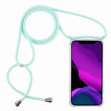 1 x Brand New 2ndSpring Necklace Cover Compatible with Xiaomi Redmi 9A, Neck Strap Case with Lanyard, Mint Green - RRP €22.8