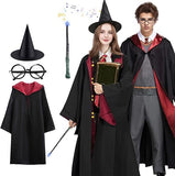 1 x RAW Customer Returns Raveparty Harry Potter costume, spell cloak for children, Wizard cloak for children, Wizard disguise, Halloween costume for children, carnival costume 135  - RRP €20.4