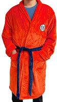 1 x Brand New IUTOYYE Men s Bathrobe Pajamas Sleepwear Super Soft Shawl Collar Nightwear Orange - RRP €40.66