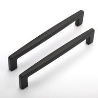 1 x RAW Customer Returns LONTAN 15 pieces kitchen handles black furniture handles black 160 mm hole spacing handles for kitchen cabinets black cabinet handles black handles furniture door handles kitchen made of zinc alloy - RRP €45.99